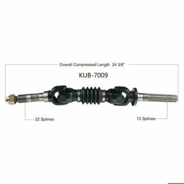 Wide Open OE Replacement CV Axle for KUBOTA REAR L/R RTV1140CPX 09-16 KUB-7009